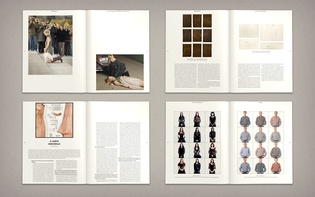 Spreads from “A Magazine About: Fashion and Identity”