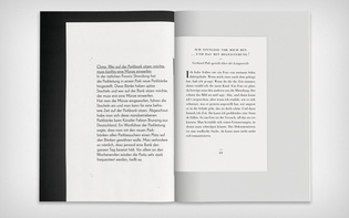 Spread with printed and scanned texts