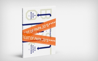 Art catalogue for the 2011 group exhibition “Best of Papa Jo’s” at the Art Museum Cottbus.
