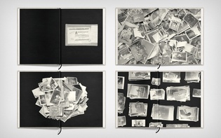 Four B/W spreads, introducing the photographic material and process