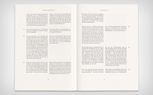 Interior view of the text booklet